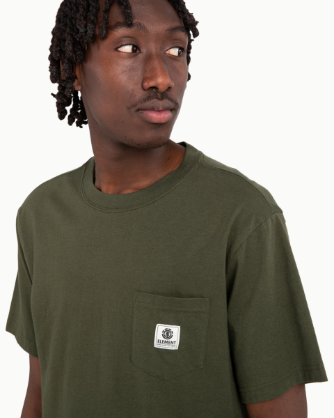 Футболка BASIC Pocket LBL (Мужской; L (50); forest night)